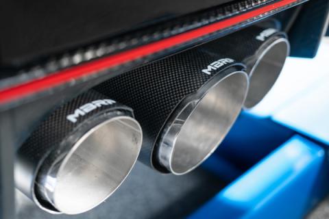 2017-2021 Honda Civic Type R 2.0L T304 Stainless Steel 3 Inch Cat-Back Triple Rear Outlet Burnt End Tips MBRP