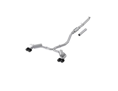 2022-2024 Honda Civic Sport Touring 1.5L Turbo Hatchback Armor Lite 3 Inch Cat-Back 2.5 Inch Dual Split Rear with Quad Carbon Fiber Tips MBRP