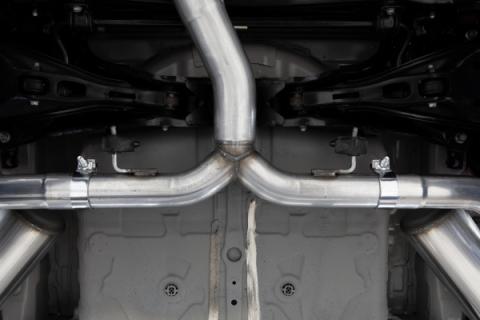 2022-2024 Honda Civic Sport Touring 1.5L Turbo Hatchback Armor Lite 3 Inch Cat-Back 2.5 Inch Dual Split Rear with Quad Polished Tips MBRP