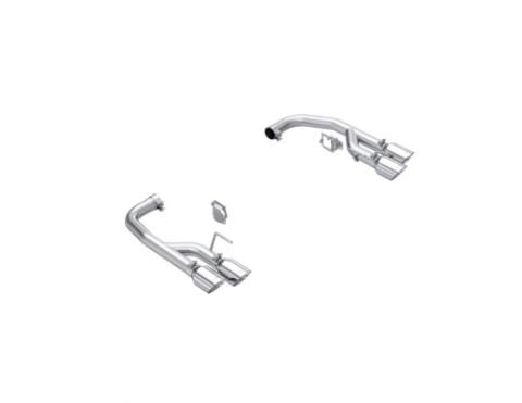 24-Up Ford Mustang GT 5.0L Armor Pro T304 Stainless Steel 2.5 Inch Axle-Back Dual Split Rear with Quad Tips Race Profile MBRP