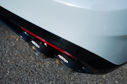 2018-2021 Kia Stinger GT Carbon Fiber Bezel Kit, Quad 4 Inch OD, 2.5 Inch ID Tips MBRP
