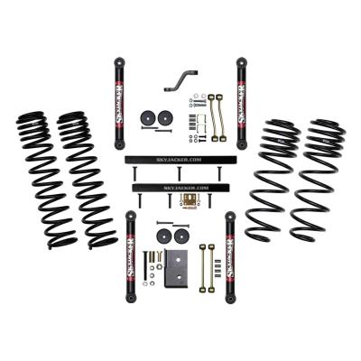 4 Inch Suspension Lift System With ADX 2.0 Remote Reservoir Shocks with Lower Links 03-06 Jeep Wrangler TJ Skyjacker