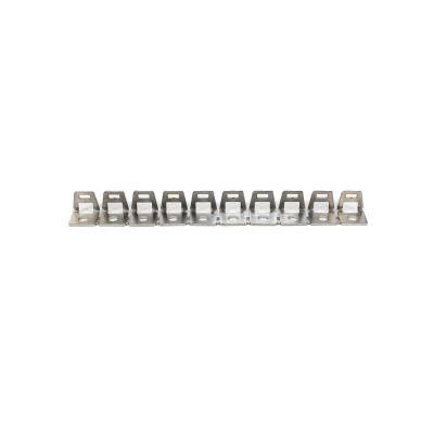 1/4 Inch Hole, Bolt on Stainless Zip Tie Tab 10 Pack SDHQ Offroad