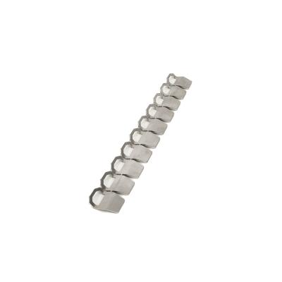 Clamp On Stainless Chassis and Link Zip Tie Tab 10 Pack SDHQ Offroad