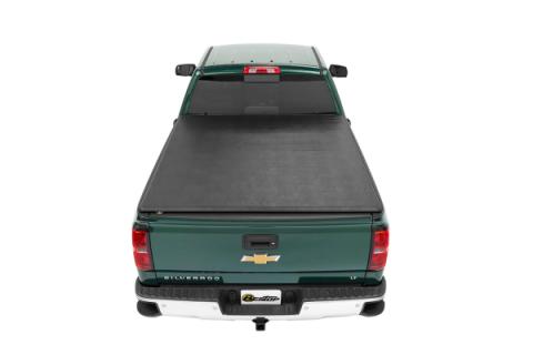 EZ-Roll Soft Tonneau Cover For 2014-2019 Silverado/Sierra 1500 19 Classic 6.5 Foot Black Tailgate Spoiler Not Included Bestop