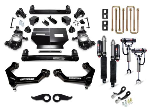 5-Inch Elite Lift Kit With Elka 2.5 Reservoir Shocks For 2020-2024 Silverado/Sierra 2500/3500 2WD/4WD Cognito