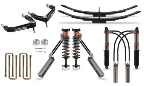 Ultimate Billet Uca Leveling Kit With Fox Frs 3.0 Ibp Shocks 3-Inch 19-25 Silverado/Sierra 1500 &amp; 1-Inch Including AT4, AT4X, Trail Boss, &amp; ZR2 2WD/4WD Cognito