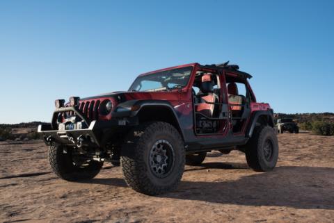 Element Doors Jeep '20-26 Gladiator '18-26 Wrangler JL Front Matte Black Bestop