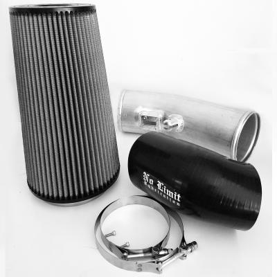 6.7 Cold Air Intake 11-16 Ford Super Duty Power Stroke Raw Dry Filter Stage 1 No Limit Fabrication
