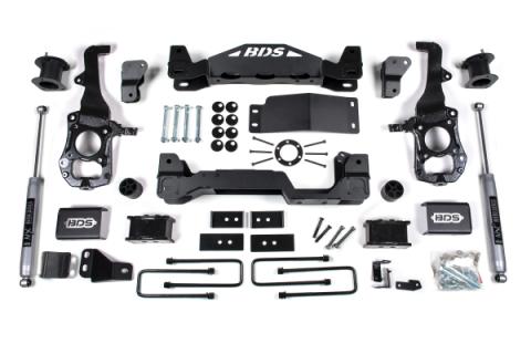 4 Inch Lift Kit Ford F150 21-25 4WD 3 Inch Block NX2 Nitro Shocks