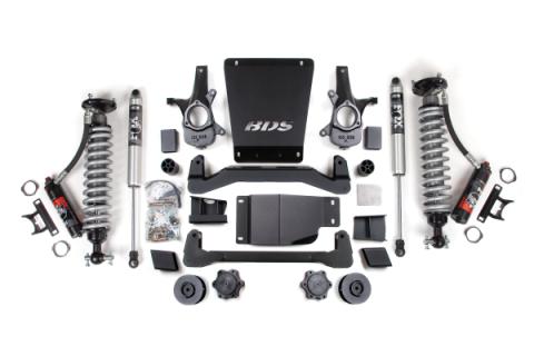 4 Inch Lift Kit FOX 2.5 Performance Elite 2 Inch Coil-Over 07-14 Avalanche, Suburban, Tahoe, Yukon 1500 4WD