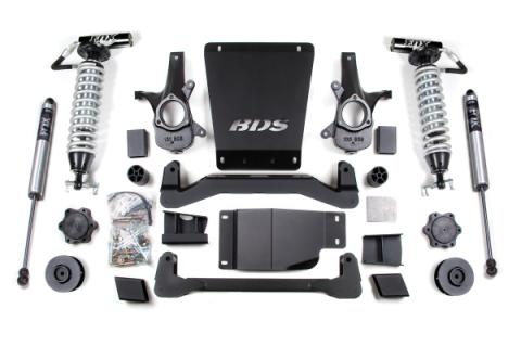 4 Inch Lift Kit FOX 2.5 Coil-Over Avalanche Suburban Tahoe or Yukon 1500 07-14 4WD 3 Inch Lift Coil Spacer Fox 2.5 Performance Shocks