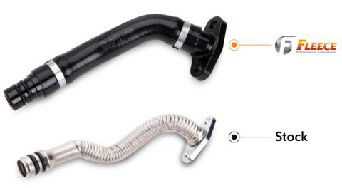 Fleece Performance Turbo Drain Line Kit for 07.5-18 RAM 2500/3500 Cummins VGT Fleece Performance