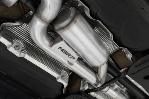 2022-Up Volkswagen Golf R MK8 T304 Stainless Steel 3 Inch Cat-Back Quad Split Rear Valve Delete MBRP