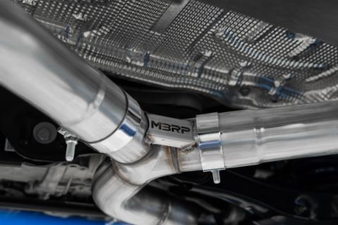 2022-Up Volkswagen Golf R MK8 T304 Stainless Steel 3 Inch Cat-Back Quad Split Rear Valve Delete MBRP
