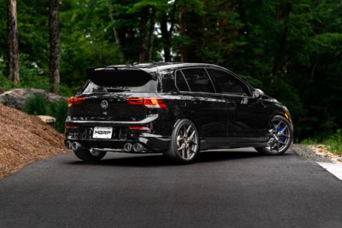 2022-Up Volkswagen Golf R MK8 T304 Stainless Steel 3 Inch Cat-Back Quad Split Rear Valve Delete MBRP