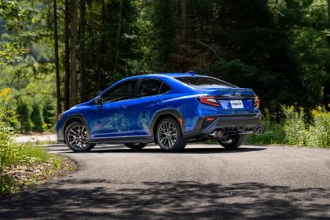 23-Up Subaru WRX 2.4L T304 Stainless Steel 3 Inch Cat-Back Dual Split Rear Quad Carbon Fiber Tips Race Profile MBRP