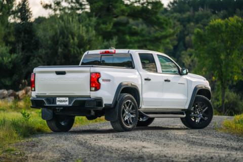 2023-Up Chevrolet/GMC Colorado/Canyon 2.7L T304 Stainless Steel 3 Inch Cat-Back Exhaust Single High Clearance Rear Exit Armor Pro MBRP