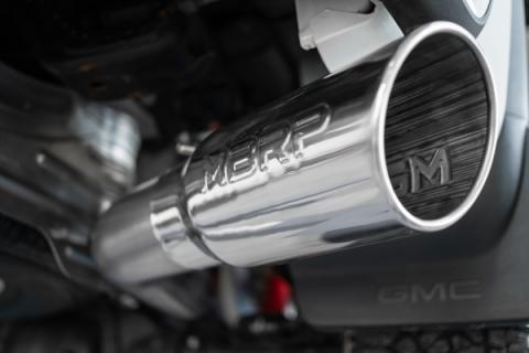 4 Inch Cat Back Exhaust System Single Side Exit 20-Up Silverado/Sierra 2500/3500 HD 6.6L V8 Armor Lite MBRP
