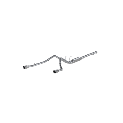 Cat Back Exhaust System Dual Split Rear T409 Stainless Steel Through Stock Bumper For 09-18 RAM 1500 5.7L 19-24 RAM 1500 Classic MBRP