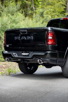 2025 Ram 1500 3.0L SST SO Armor Pro 3 inch Cat-back 2.5 Inch Dual Split Rear Exhaust with Polished Tips MBRP