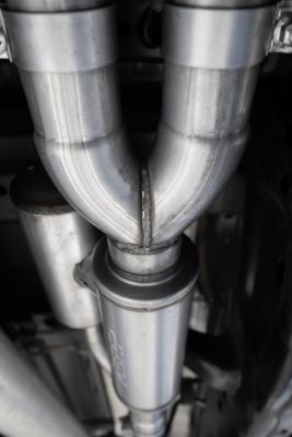 2025 Ram 1500 3.0L SST SO Armor Lite 3 inch Cat-back 2.5 Inch Dual Split Rear Exhaust with Polished Tips MBRP
