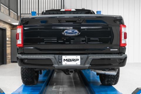 21-Up Ford F-150 4 Inch Cat Back Single Side Race version T409 Stainless Steel Exhaust System MBRP