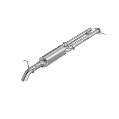 24-Present Ford Ranger 2.7L, Armor Lite Aluminized Steel 2.5-Inch Cat-Back, 3-Inch Single Rear Turndown, Street Profile, MBRP