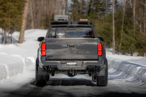 2024-Up Toyota Tacoma 2.4L Armor Pro 3-Inch Cat-Back Pre-Axle Turn Down, MBRP