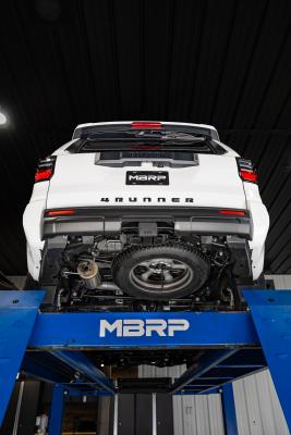 24-Present Toyota 4Runner, Armor Pro, Overland 3-Inch Cat-Back Single Rear, High-Clearance Turndown, MBRP