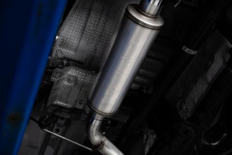 24-Present Toyota 4Runner, Armor Pro, Overland 3-Inch Cat-Back Single Rear, High-Clearance Turndown, MBRP