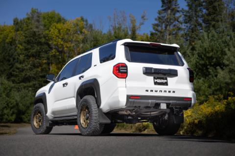 24-Present Toyota 4Runner, Armor Pro, Overland 3-Inch Cat-Back Single Rear, High-Clearance Turndown, MBRP