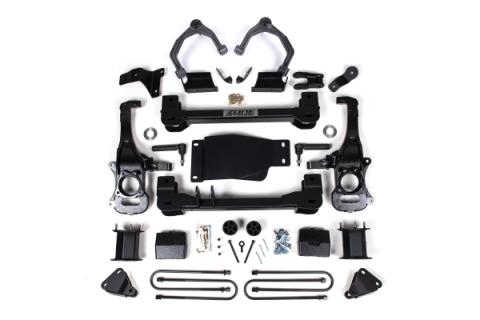 6 Inch Lift Kit For 25-Up Silverado/Sierra 1500 4WD W/ARC 5 Inch Rear, Block Spacer Front, Rear Shock Spacer Zone Offroad