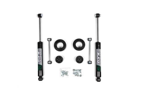 20-22 Jeep Gladiator JT 2 Inch Coil Spring Spacer Leveling Kit With Nitro Shocks Zone Offroad
