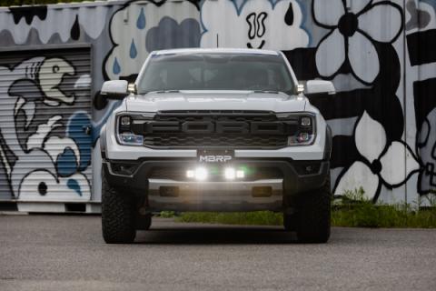 24-Up Ford Ranger Raptor Bumper Light Kit Amber Spot Beam MBRP