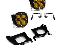 Silverado Fog Pocket for 19-Up Silverado 1500/2500/2500 HD FPK SAE Baja Amber Baja Designs
