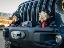 Jeep JL/JT Rubicon Steel Bumper LED Light Kit LP4 w/Upfitter Baja Designs