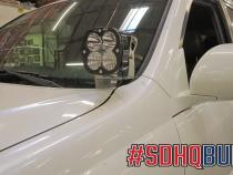 Lexus A Pillar Mounts for 03-09 Lexus GX470 Bolt On Steel Black Powdercoat SDHQ Offroad