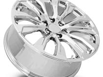 24X10 6X5.5 +31 HB 78.1 Gmc Denali 12 Spoke Replica Wheel Chrome With Cap Factory Reproductions