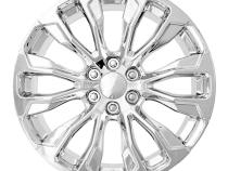 24X10 6X5.5 +31 HB 78.1 Gmc Denali 12 Spoke Replica Wheel Chrome With Cap Factory Reproductions