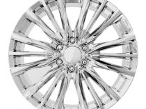 22X9 6X5.5 +28 HB 78.1 Platinum V Replica Wheel Chrome With Cap Factory Reproductions