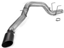 Monster Exhaust System for 19-24 Ram 2500/3500 6.7L Cummins Crew Cab Short Bed (SRW) Cerakote Black Tip Banks Power