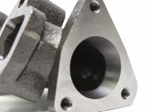 Racing Exhaust Manifold Race Ported 1.77 Inch x 1.58 Inch Inlet Ported 2.12 Inch Outlet for 01-16 LBZ-LML 6.6L Duramax Banks Power