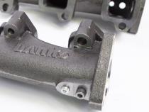 Racing Exhaust Manifold Race Ported 1.77 Inch x 1.58 Inch Inlet Ported 2.12 Inch Outlet for 01-16 LBZ-LML 6.6L Duramax Banks Power