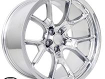 20X11 5X115 -2.5 HB 71.5 Anniversary Flow Form Chrome With Cap Factory Reproductions