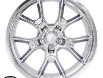 20X11 5X115 -2.5 HB 71.5 Anniversary Flow Form Chrome With Cap Factory Reproductions