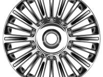 22X9 6X5.5 +28 HB 78.1 2021 Escalade Platinum Chrome With Cap Factory Reproductions