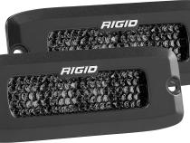 Spot Diffused Midnight Flush Mount Pair SR-Q Pro RIGID Industries