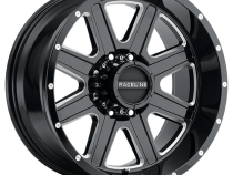 Aluminum Wheels 18x9 Hostage 940M Milled Gloss Black 0 Offset 8 on 165.1 Bolt Pattern 125.2 Bore Raceline