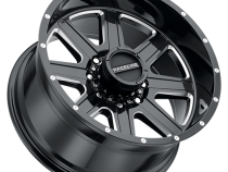Aluminum Wheels 18x9 Hostage 940M Milled Gloss Black 0 Offset 8 on 165.1 Bolt Pattern 125.2 Bore Raceline